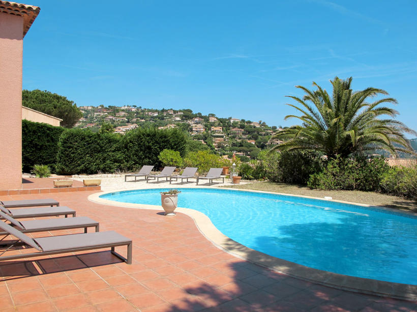 Maison de vacances "Cacharel" avec piscine privée vue mer à Sainte Maxime Côte d'Azur France 
