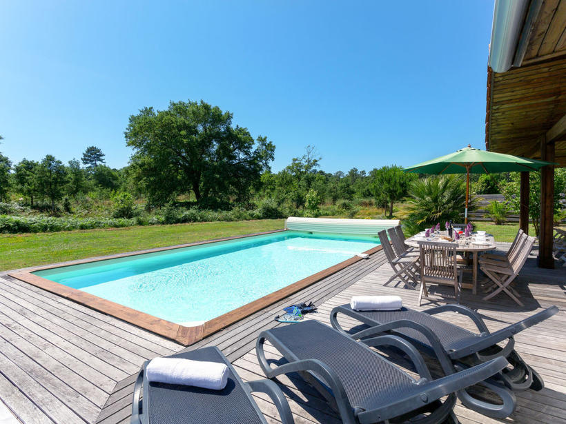 Villa piscine privée 8 personnes Club Royal Océan La Prade Les Landes France