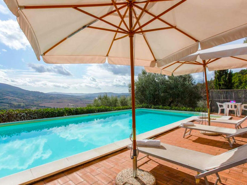 Villa avec piscine privée Lustignano Italie en Toscane pour 5 personnes à la campagne